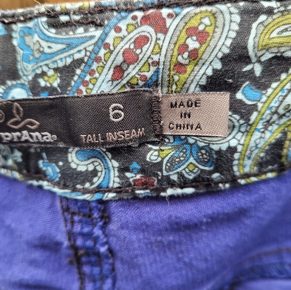 Prana Women's Blue Corduroy Jeans - Picture 2 of 7